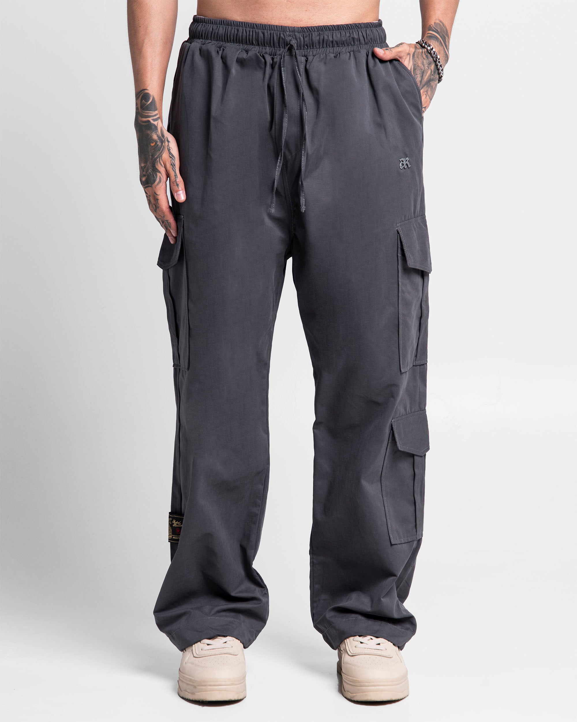 Pantalon Cargo Drill Liviano Gris