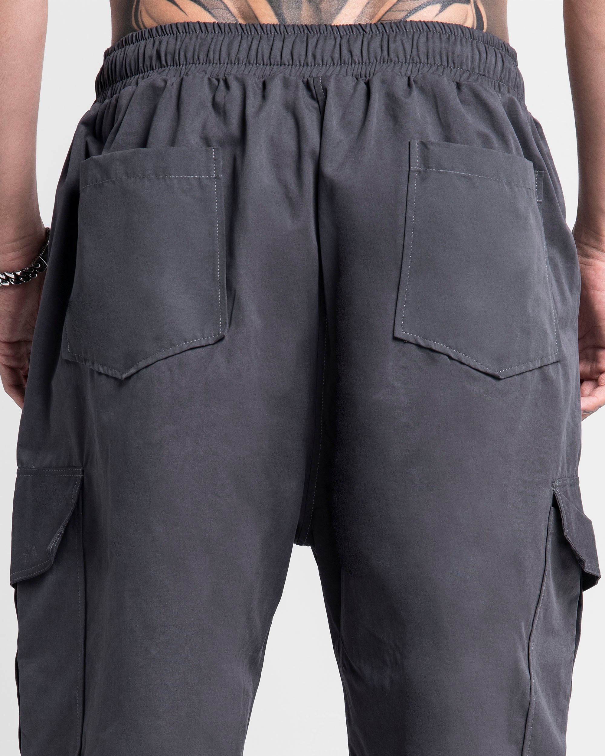Pantalon Cargo Drill Liviano Gris