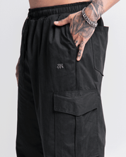 Pantalon Cargo Drill Liviano Negro