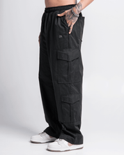 Pantalon Cargo Drill Liviano Negro