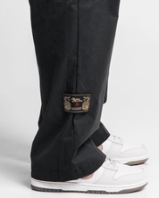 Pantalon Cargo Drill Liviano Negro