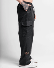 Pantalon Cargo Drill Liviano Negro