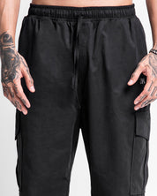Pantalon Cargo Drill Liviano Negro
