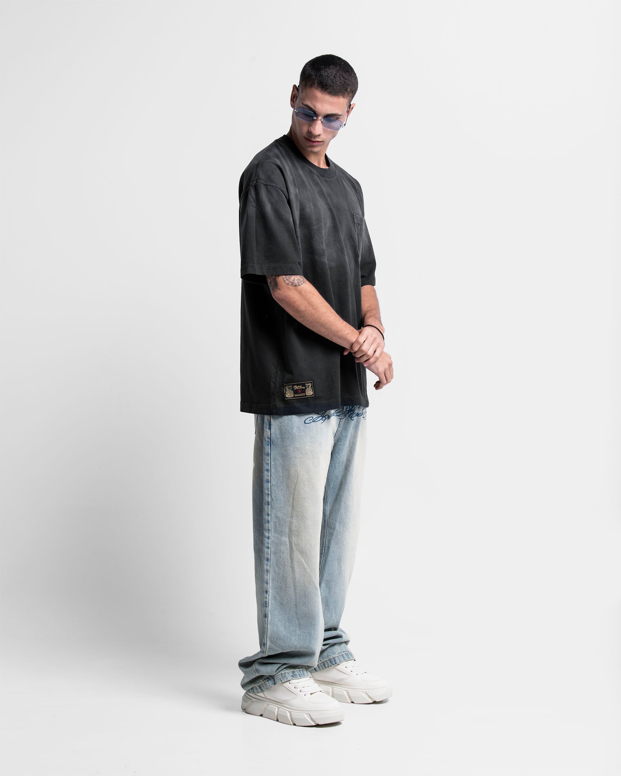 Pocket Tshirt Oversize All Night Long