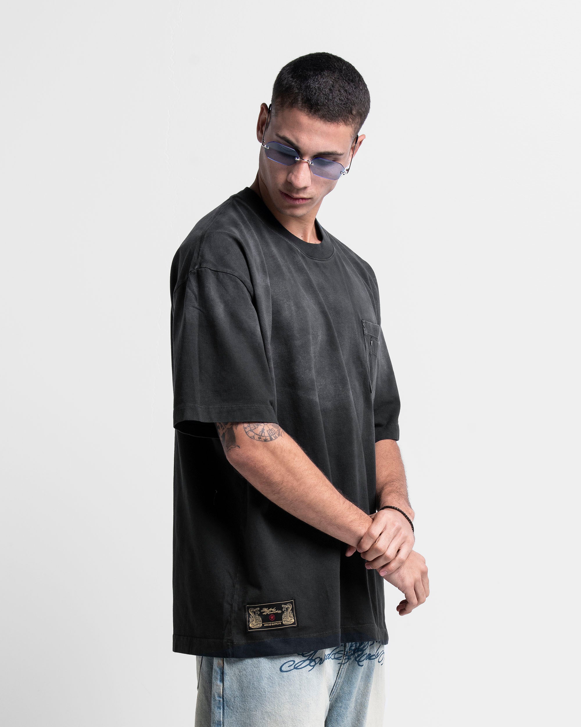 Pocket Tshirt Oversize All Night Long