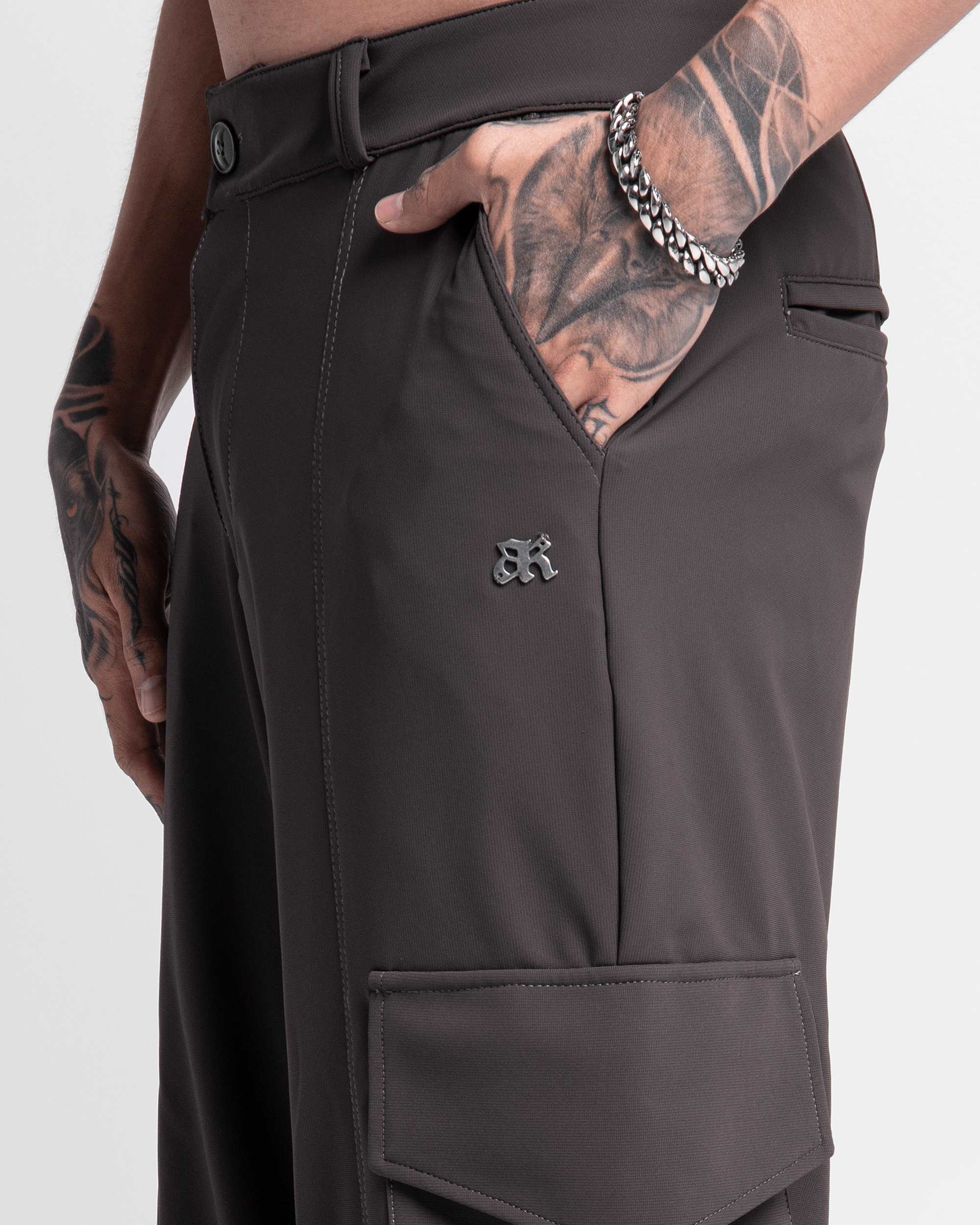 Tailored Cargo Pant Gris