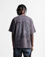 Tshirt Oversize Gris Arkad Records