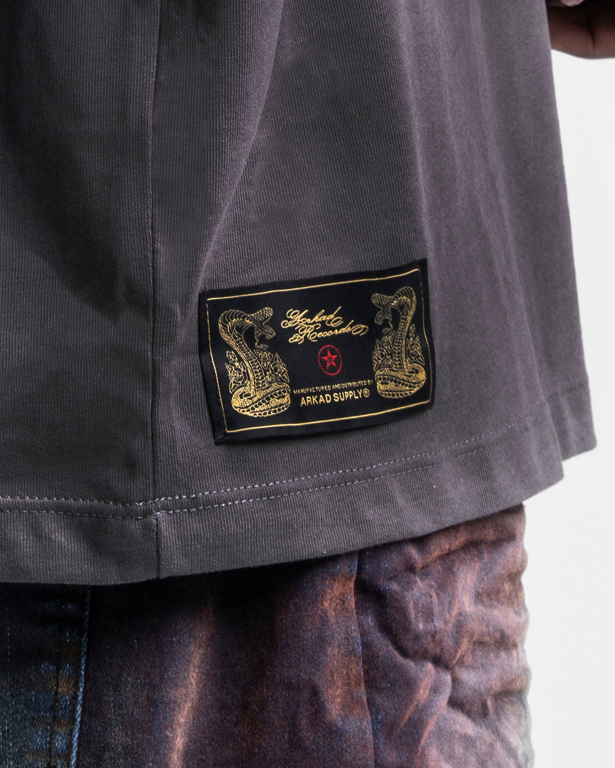 Tshirt Oversize Gris Arkad Records