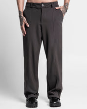 Tailored Pant Cremallera Gris