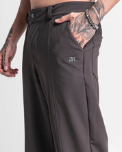 Tailored Pant Cremallera Gris