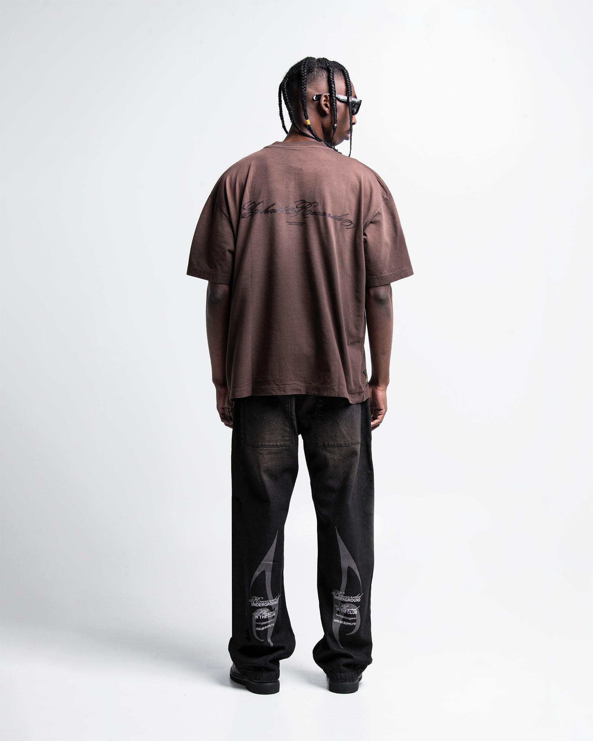 Washed Tshirt Oversize Cafe Arkad Records