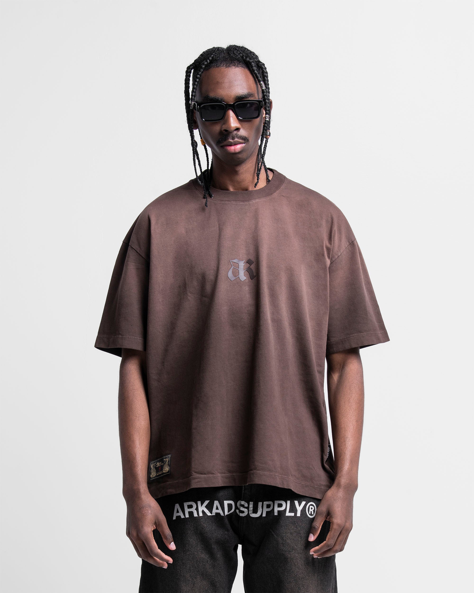 Washed Tshirt Oversize Cafe Arkad Records