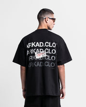 Tshirt Oversize Negra Ticket Arkadclo