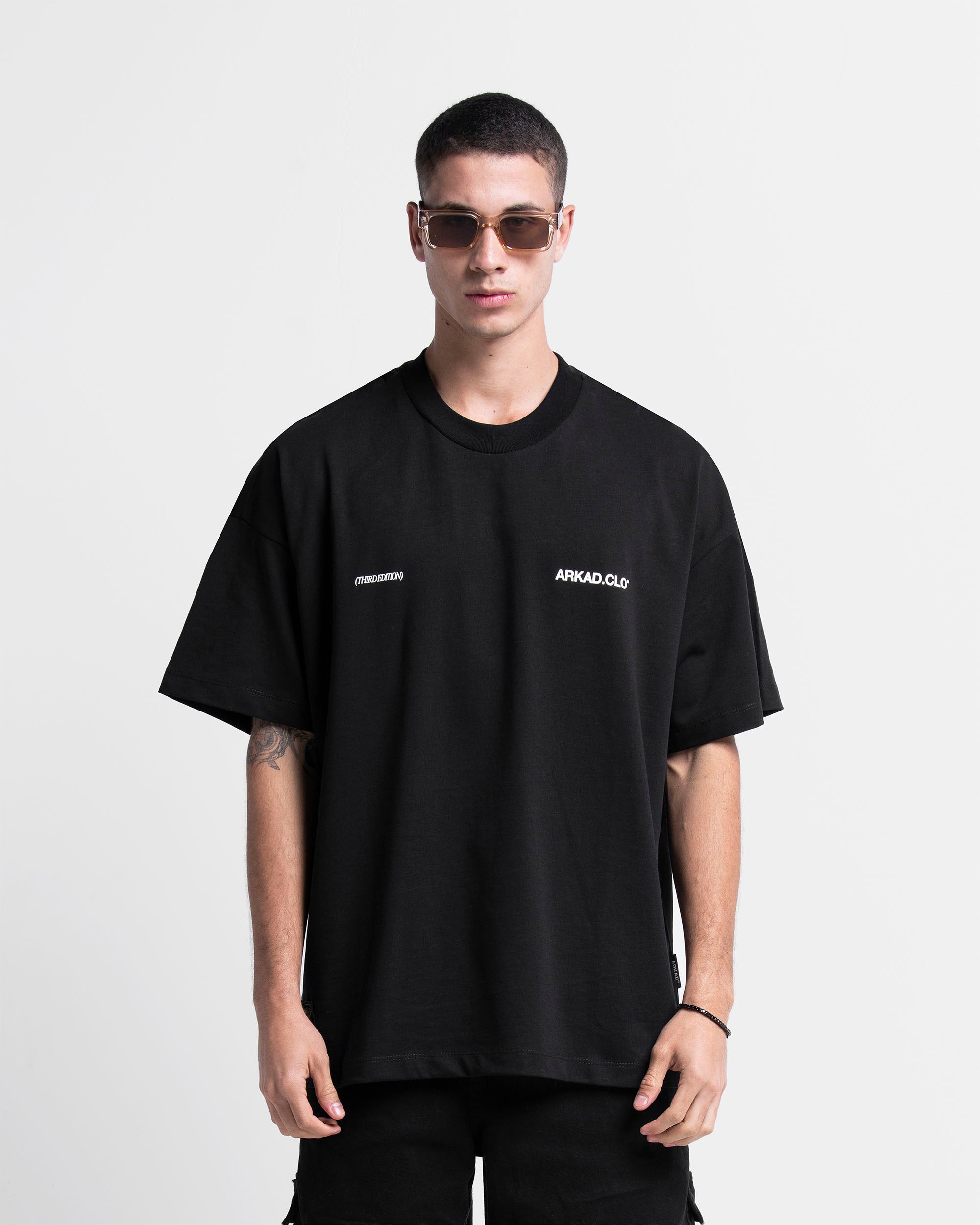 Tshirt Oversize Negra Ticket Arkadclo