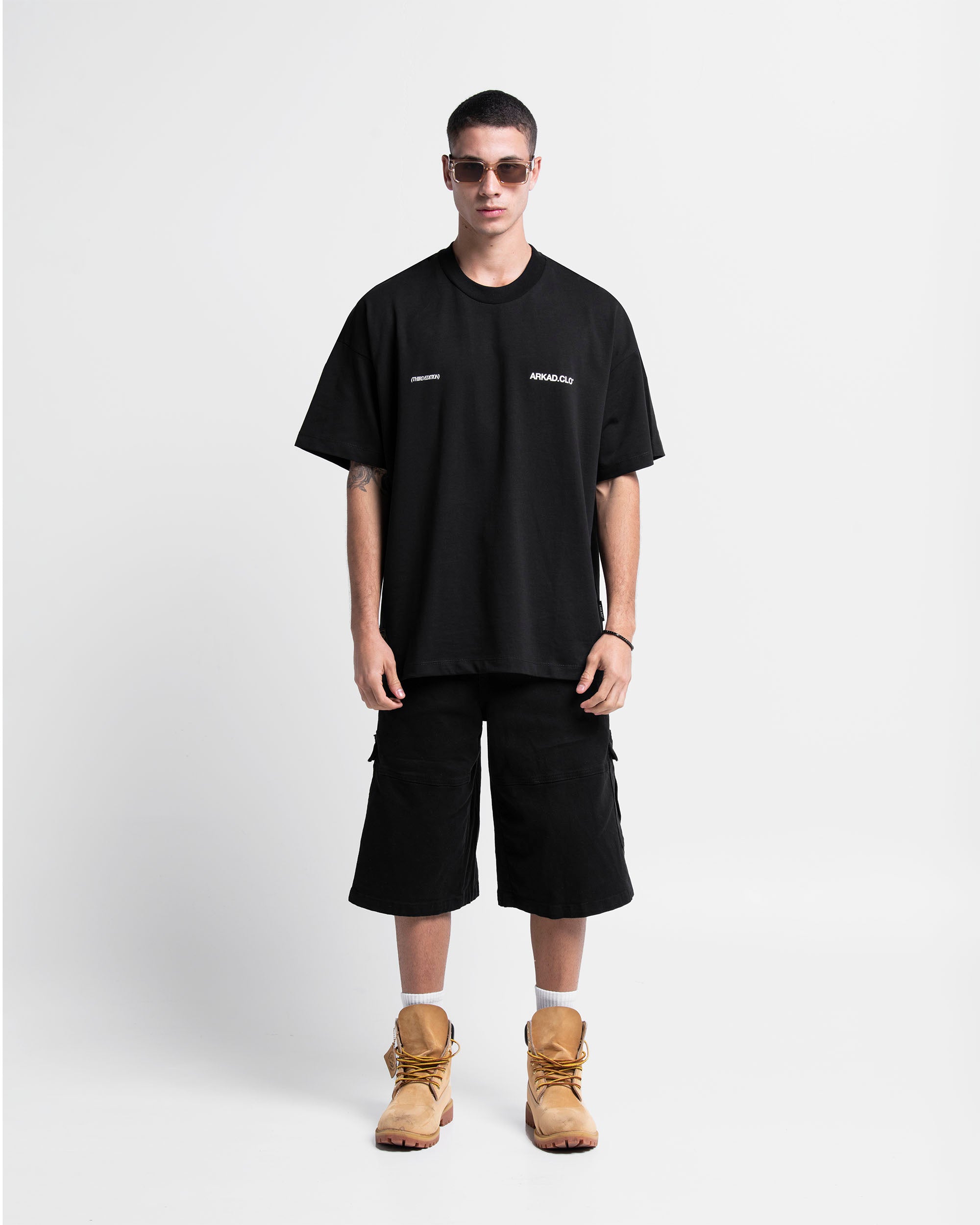 Tshirt Oversize Negra Ticket Arkadclo