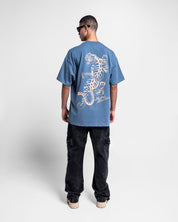 Tshirt Oversize Azul Arkad Records