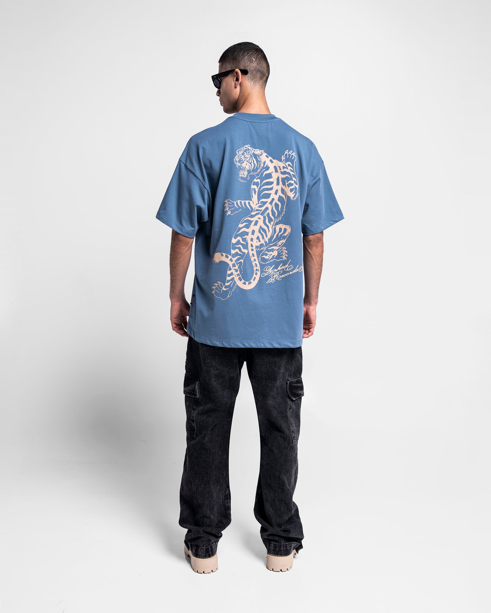 Tshirt Oversize Azul Arkad Records