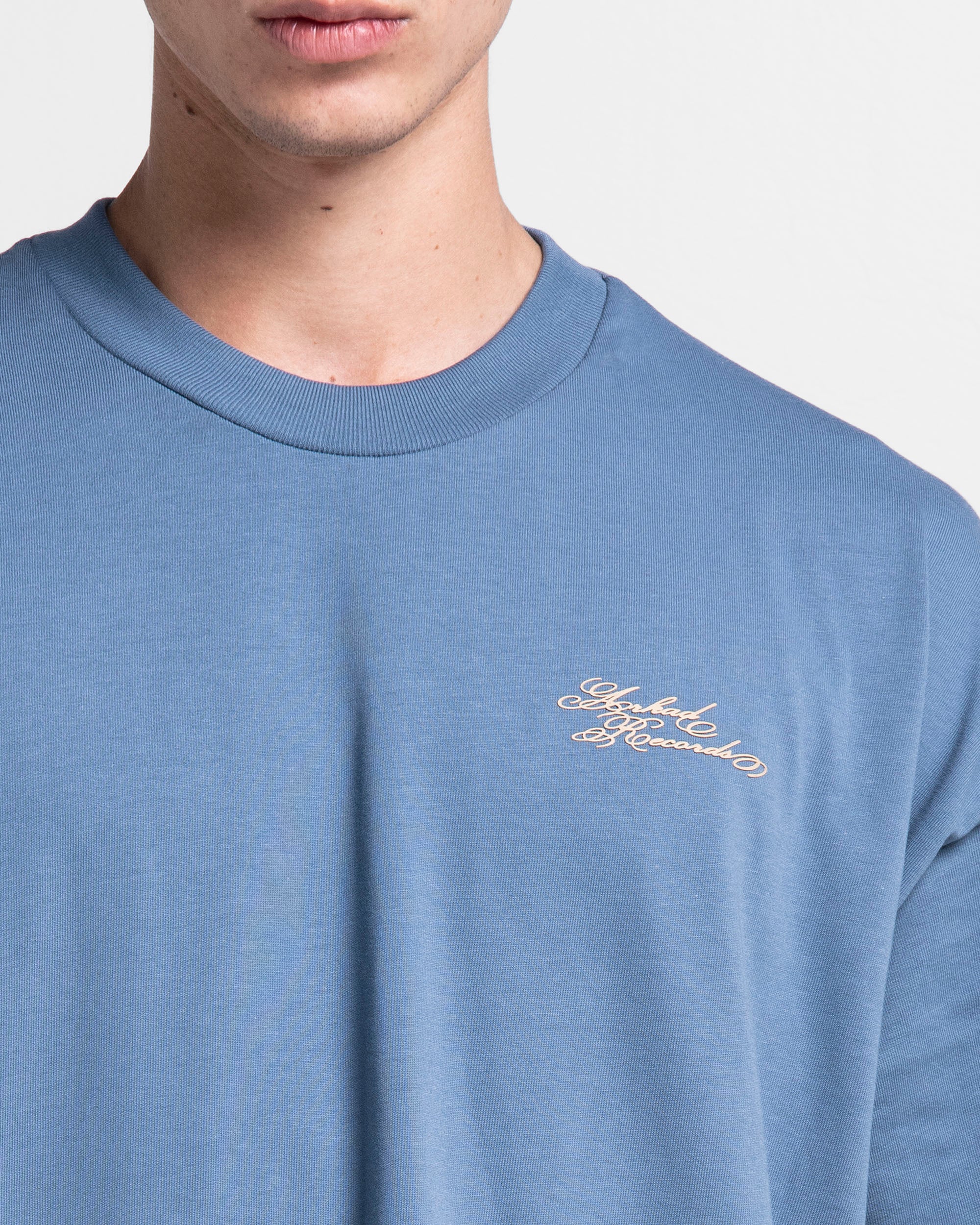 Tshirt Oversize Azul Arkad Records