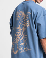 Tshirt Oversize Azul Arkad Records