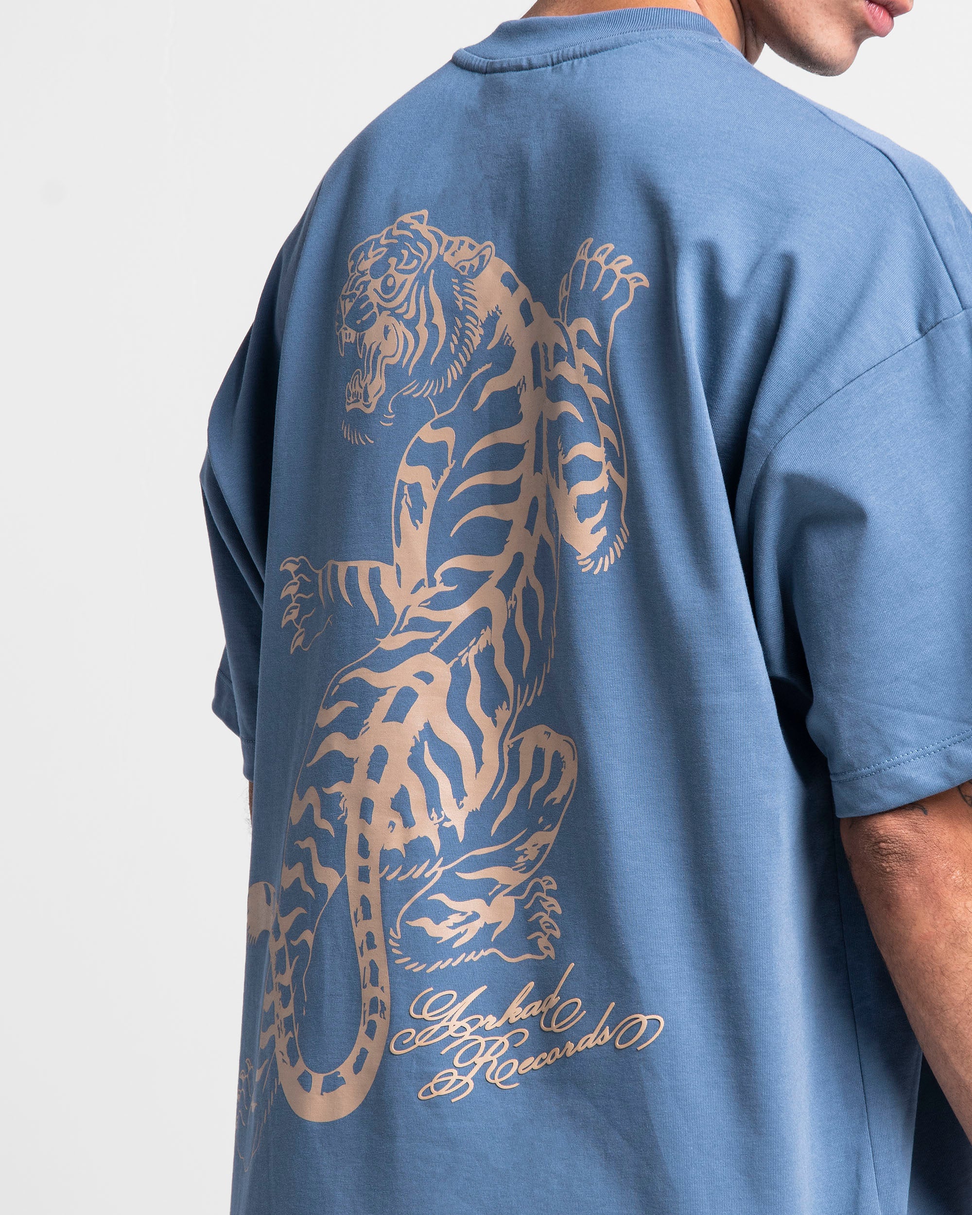 Tshirt Oversize Azul Arkad Records