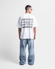 Tshirt Oversize Blanca Ticket Arkadclo
