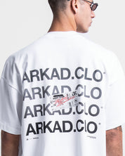Tshirt Oversize Blanca Ticket Arkadclo