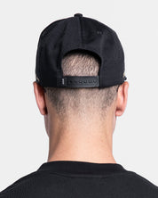 Gorra Cordón Negra Con Dorado Arkad Records