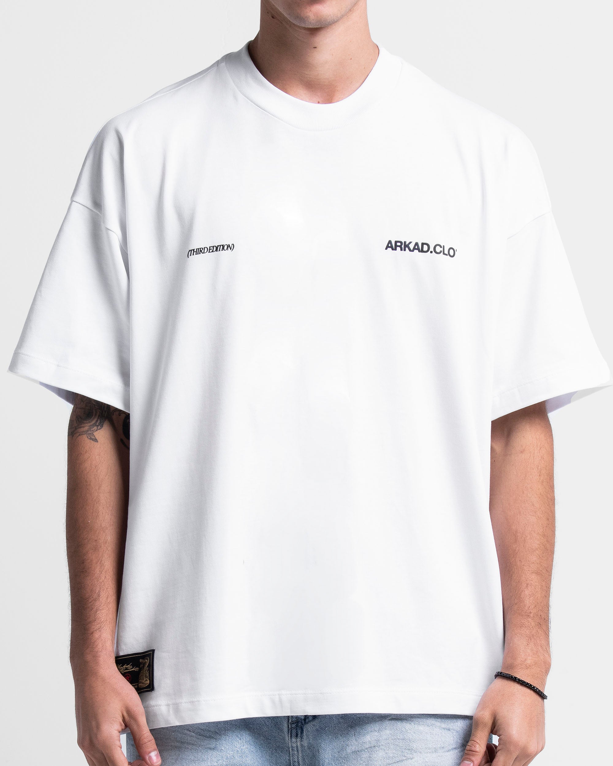 Tshirt Oversize Blanca Ticket Arkadclo