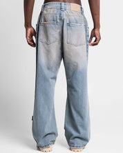 Denim Pant Laser Dirty Destroyed