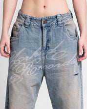 Denim Pant Laser Dirty Destroyed - Unisex