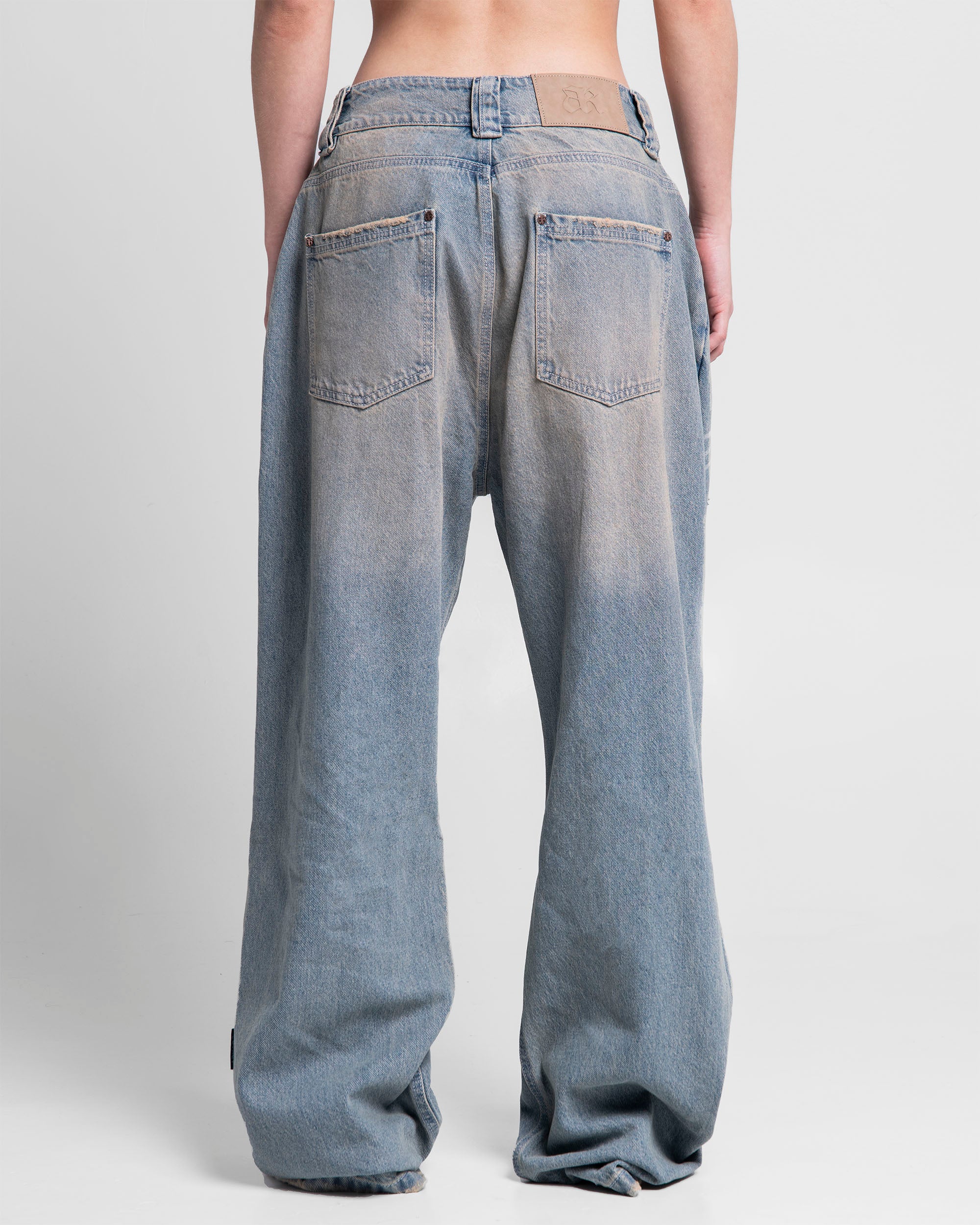 Denim Pant Laser Dirty Destroyed - Unisex