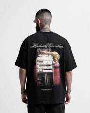Graphic Tshirt Oversize Negra Arkad Records