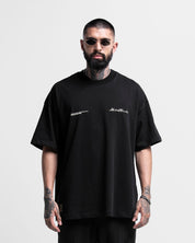 Graphic Tshirt Oversize Negra Arkad Records