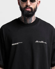 Graphic Tshirt Oversize Negra Arkad Records