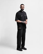 Graphic Tshirt Oversize Negra Arkad Records