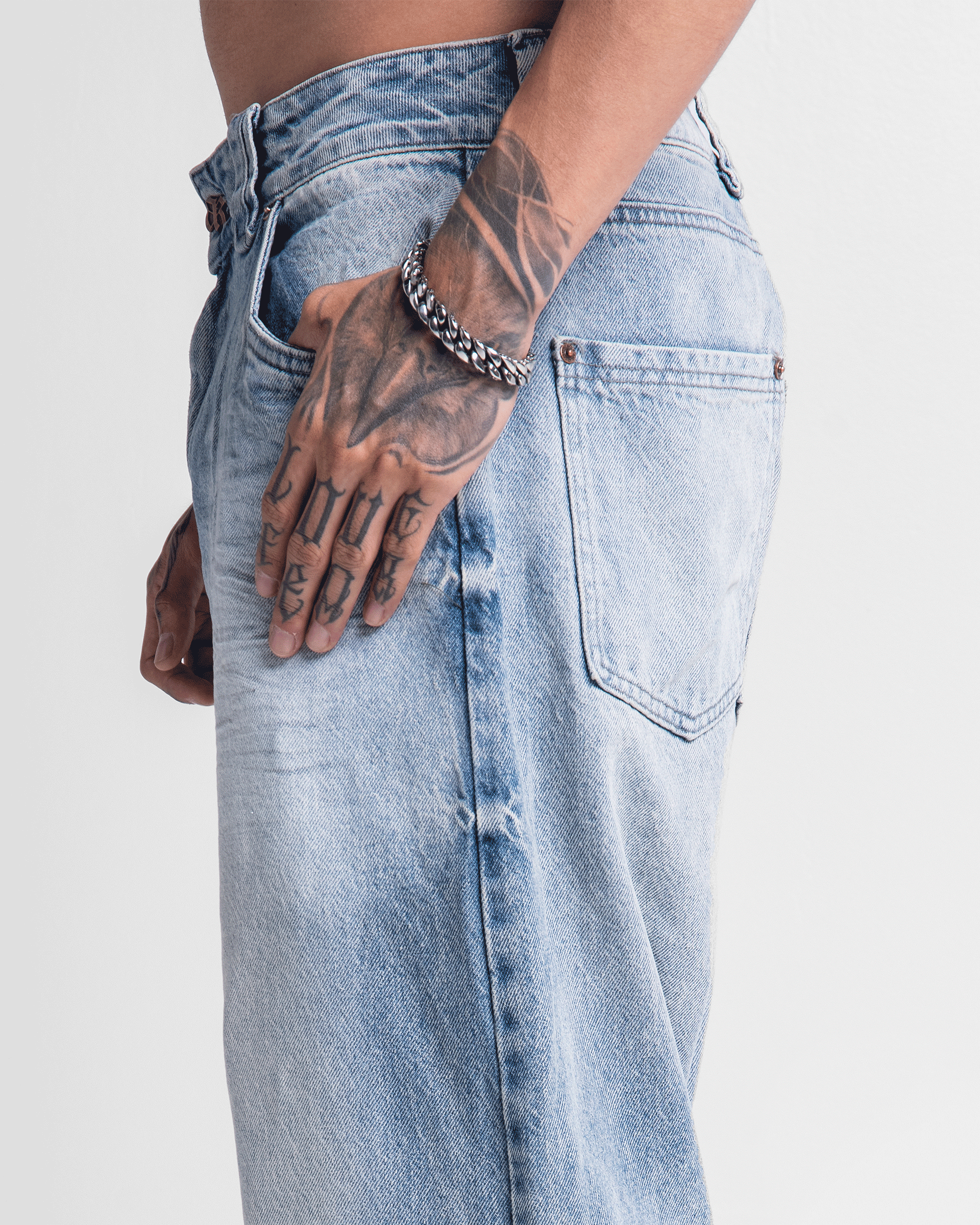 Jean Azul Claro Pinzas