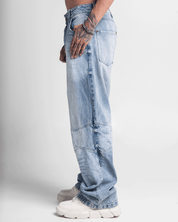 Jean Azul Claro Pinzas