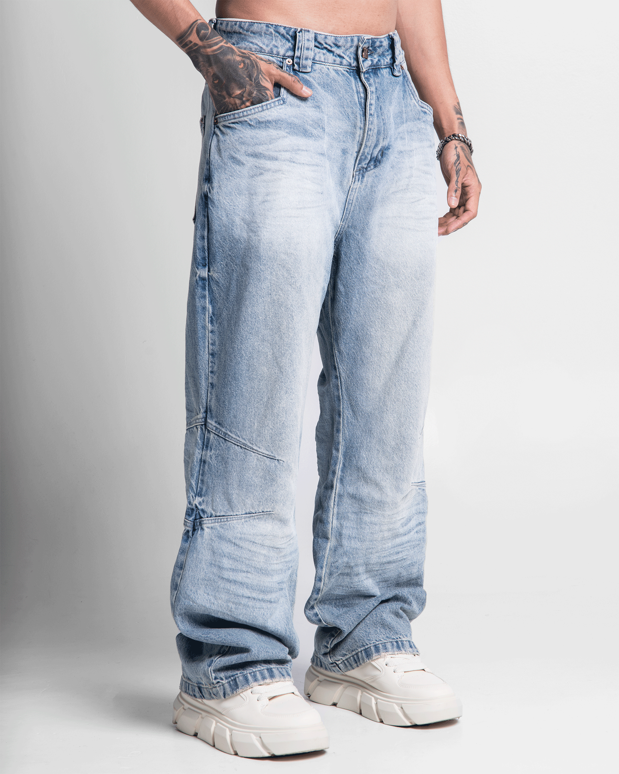 Jean Azul Claro Pinzas