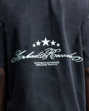 Washed Tshirt Negra Black Panther