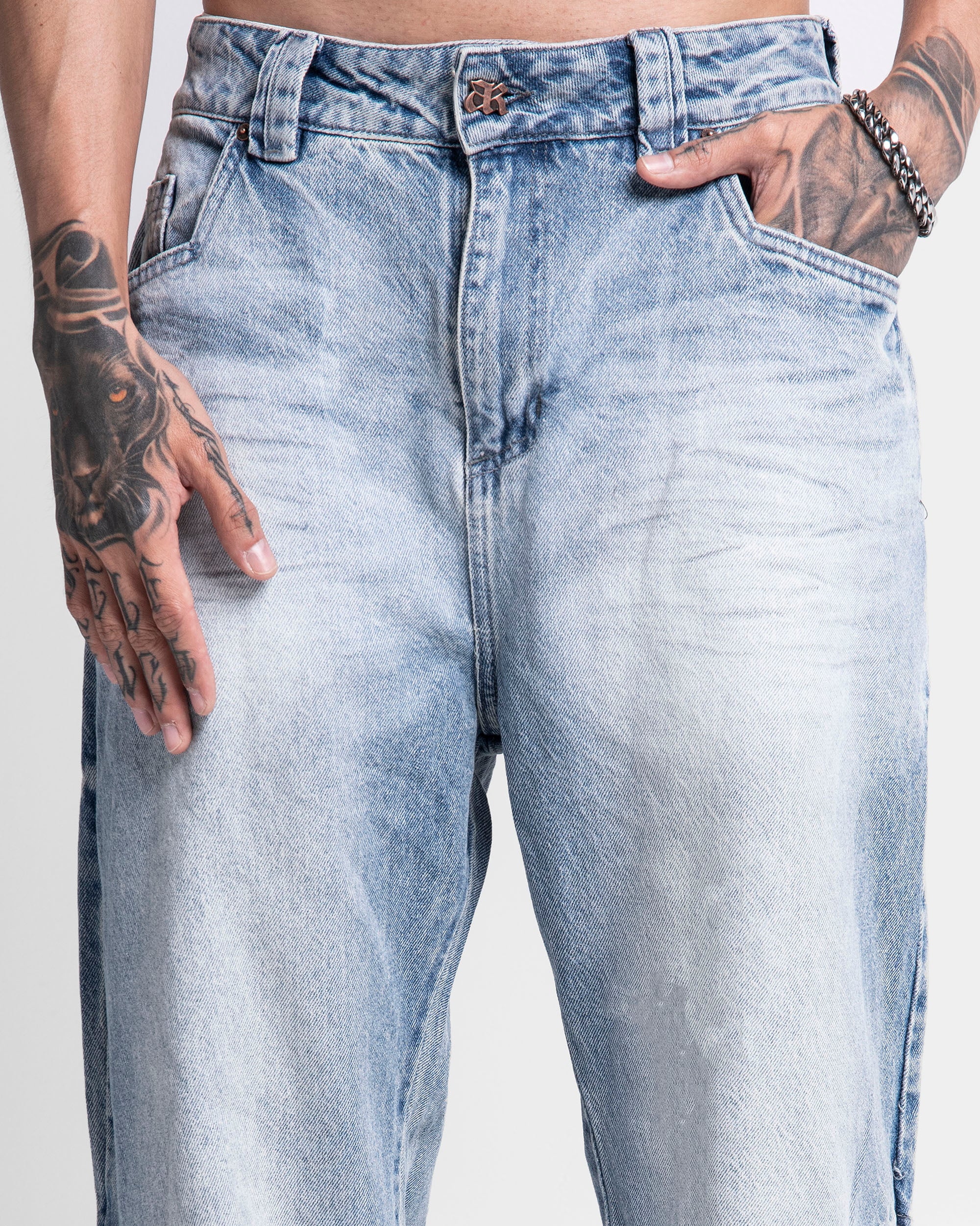 Jean Azul Claro Pinzas