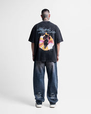 Washed Tshirt Negra CD