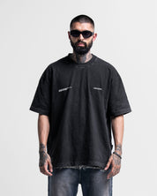 Washed Tshirt Negra CD