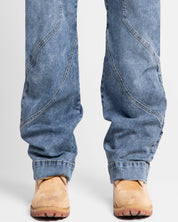 Denim Pant Azul Cortes