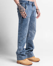 Denim Pant Azul Cortes