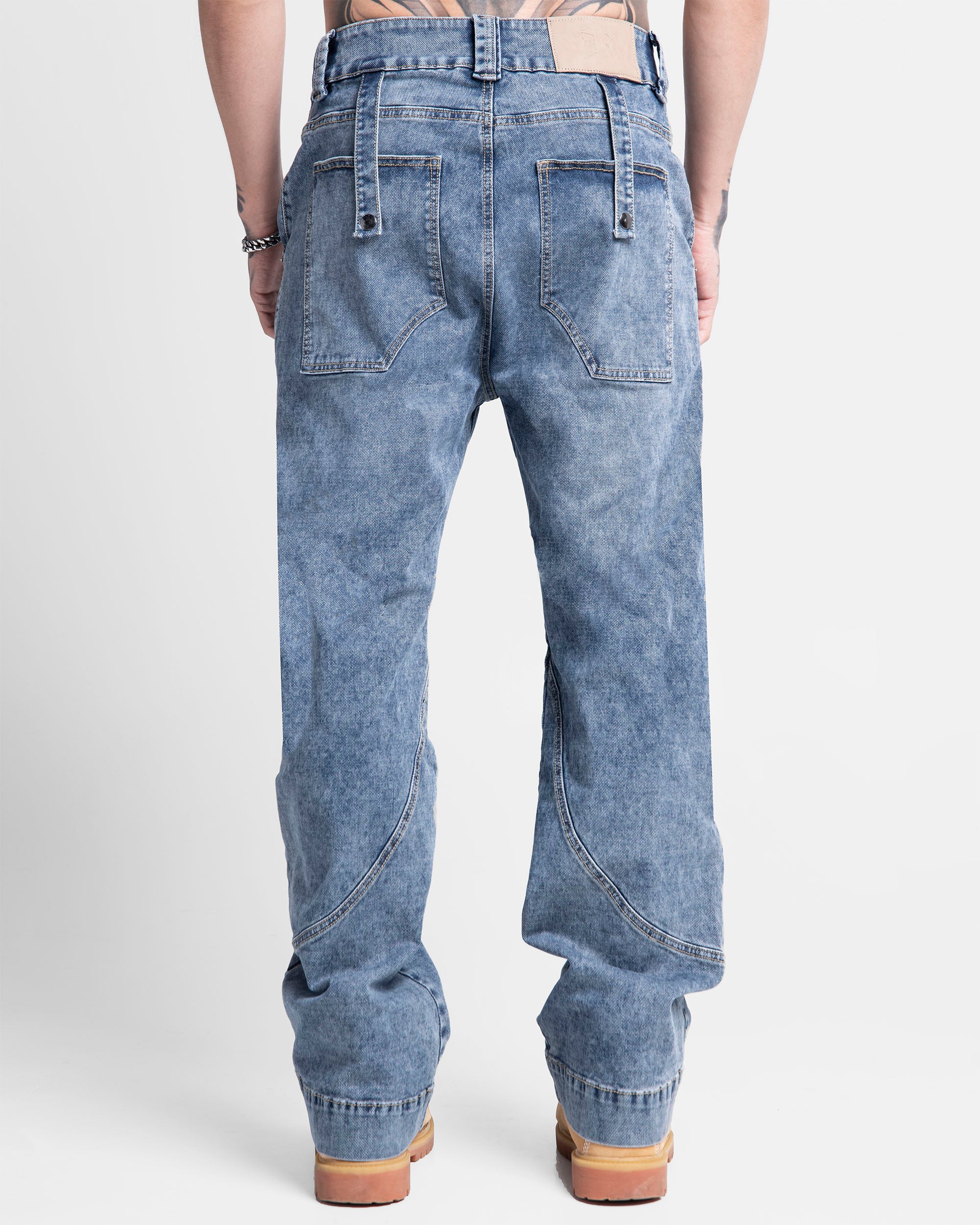 Denim Pant Azul Cortes