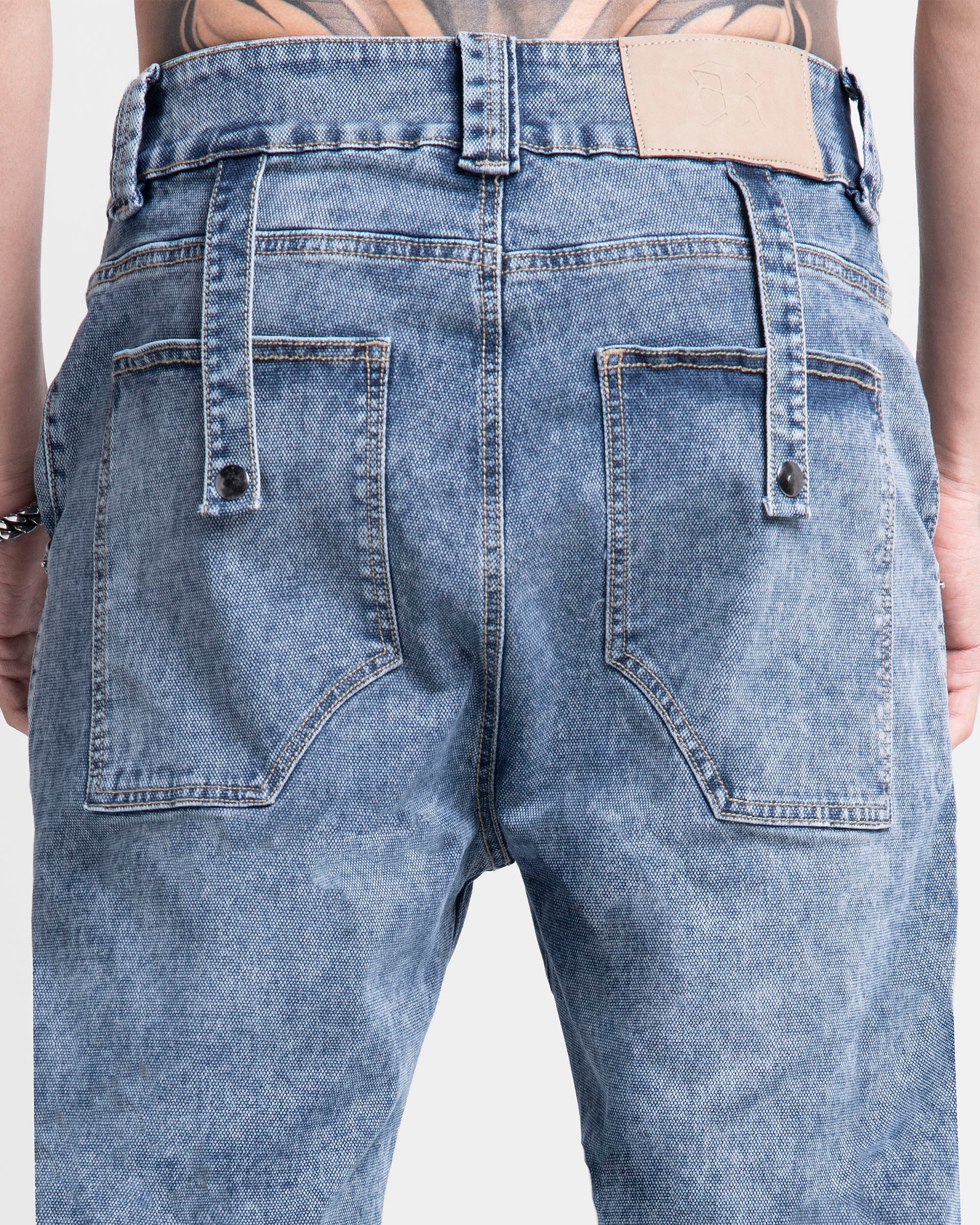 Denim Pant Azul Cortes