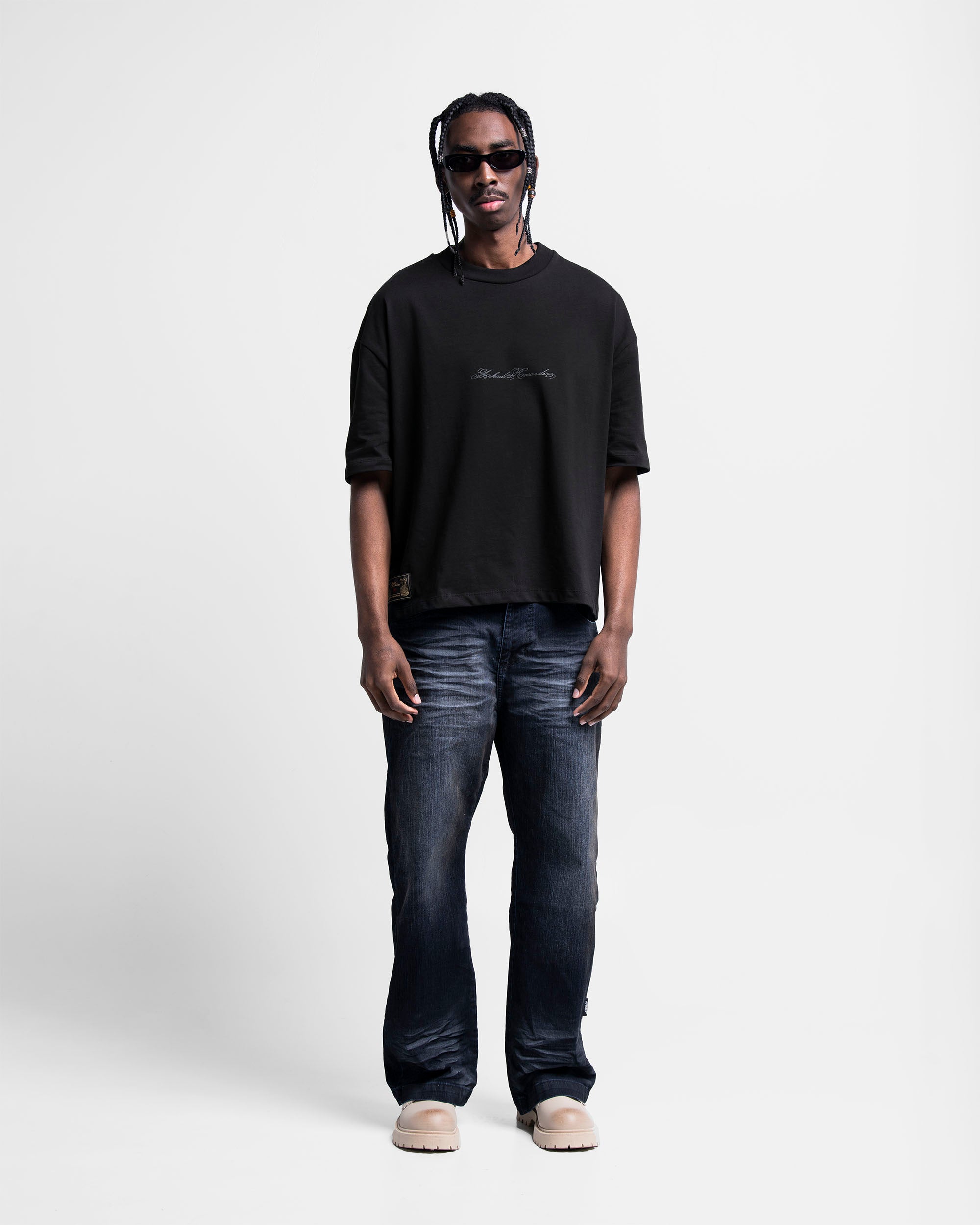 Tshirt Boxyfit Negra Arkad Supply