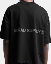 Tshirt Boxyfit Negra Arkad Supply