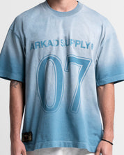 Washed Tshirt Azul 07