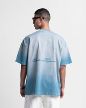 Washed Tshirt Azul 07